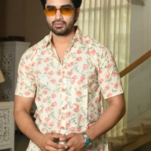 Bagru Handblock Printed Cotton Designer Multicolor Men’s Shirt